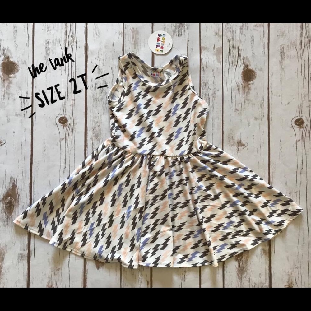 Dot dot smile tank dress. 2T New with tags!